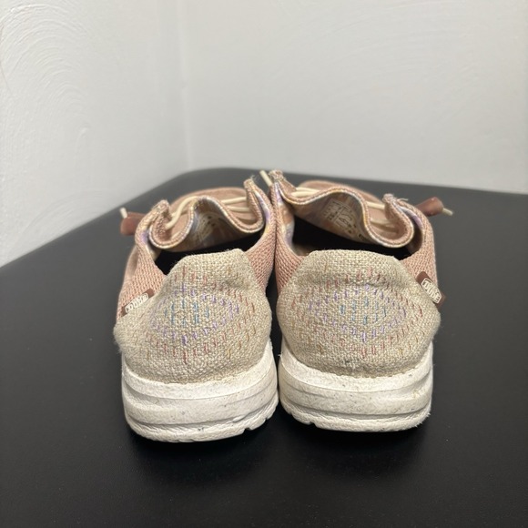 Hey Dude‎ WENDY Knit II Pink Salt Rose Slip On Shoes Loafer Women Size 7 - Picture 4 of 8